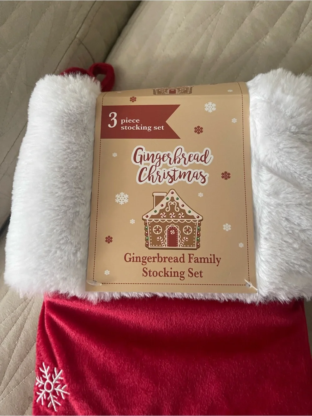 Gingerbread Family Christmas Stockings